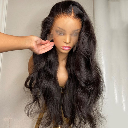 30 40 Inch Body Wave Full Lace Front Human Hair Wigs for Women Pre Plucked Brazilian 13x4 Loose Deep Wave Hd Lace Frontal Wig